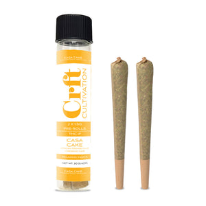 2 PACK - 1.5G PRE-ROLL 80MG THC-P - 10 COUNT - CASA CAKE